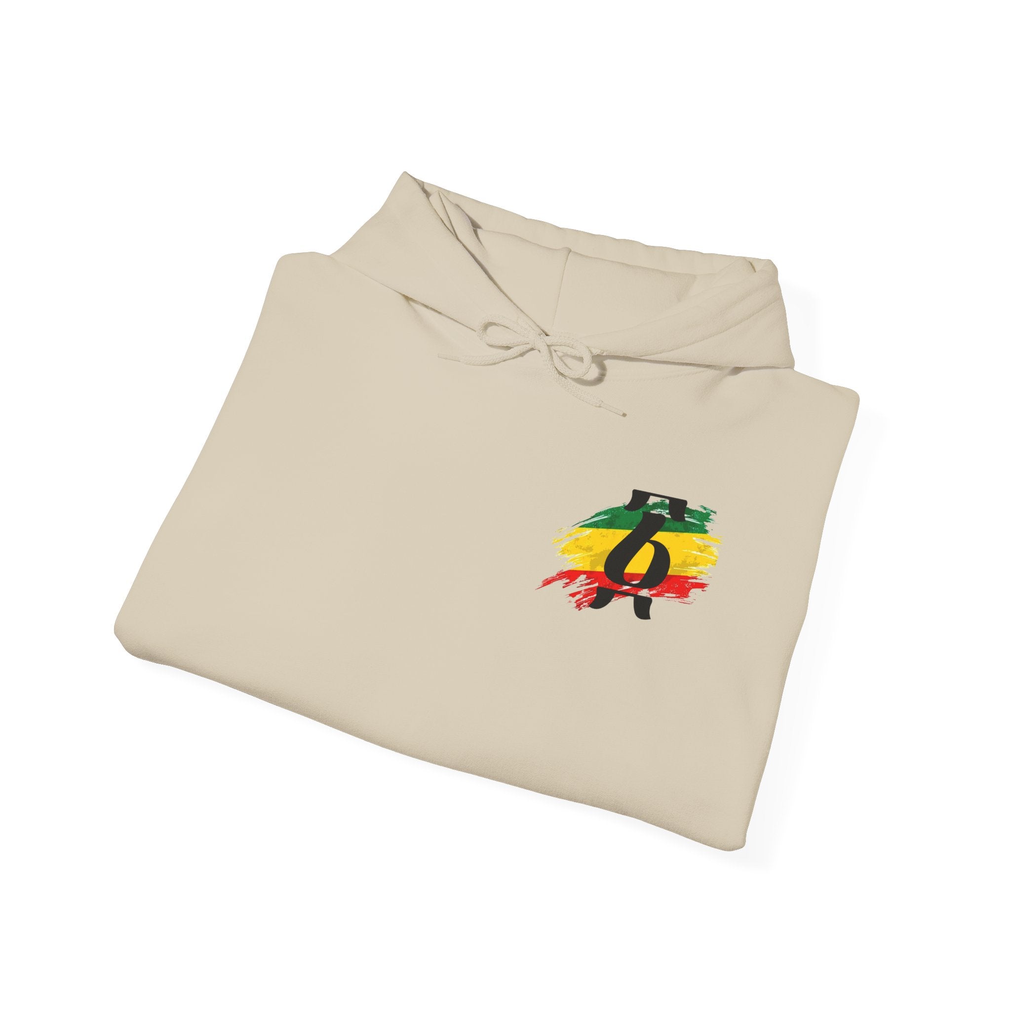 Rasta Brushstroke 6 Hoodie — Reggae Flag Inspired Sweatshirt