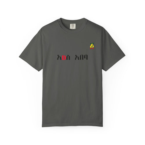Amharic 'Amesegenallo' T-Shirt — Ethiopian Thank You Graphic Tee