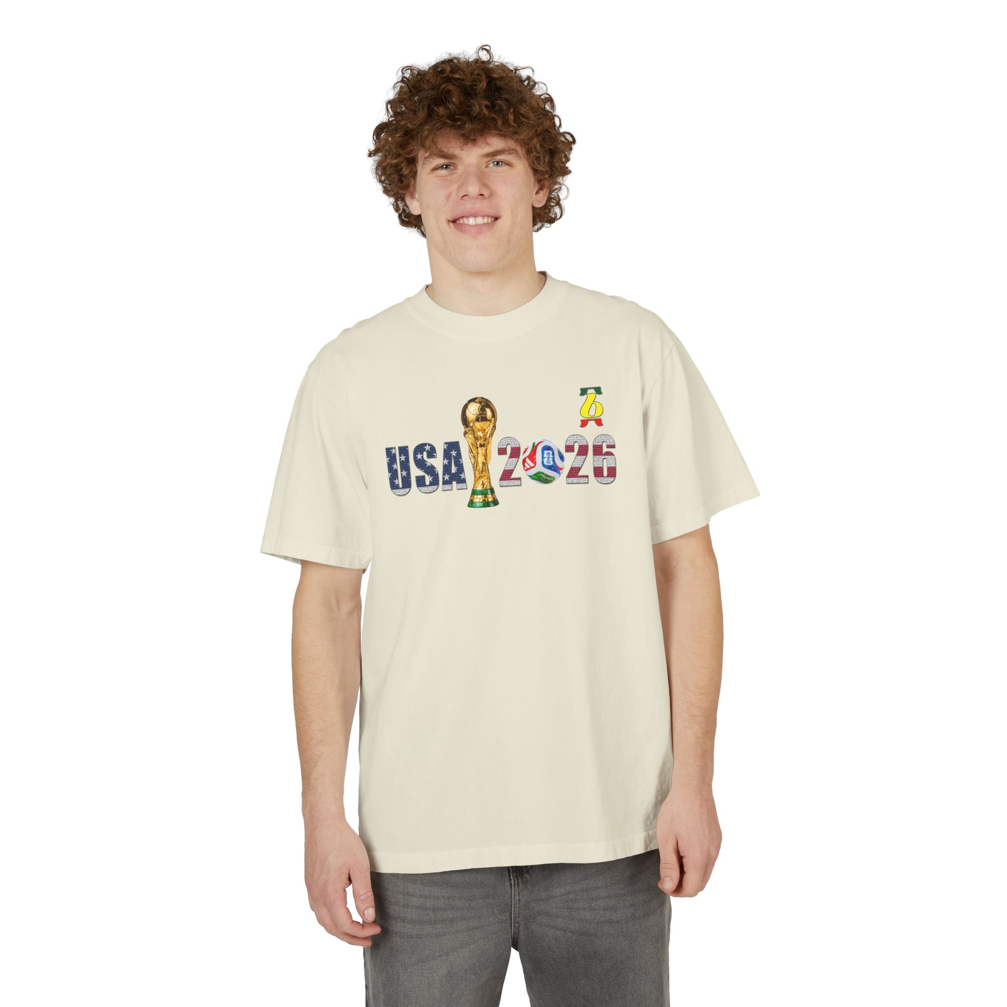 World Cup USA 2026 T-Shirt — Soccer Trophy Design