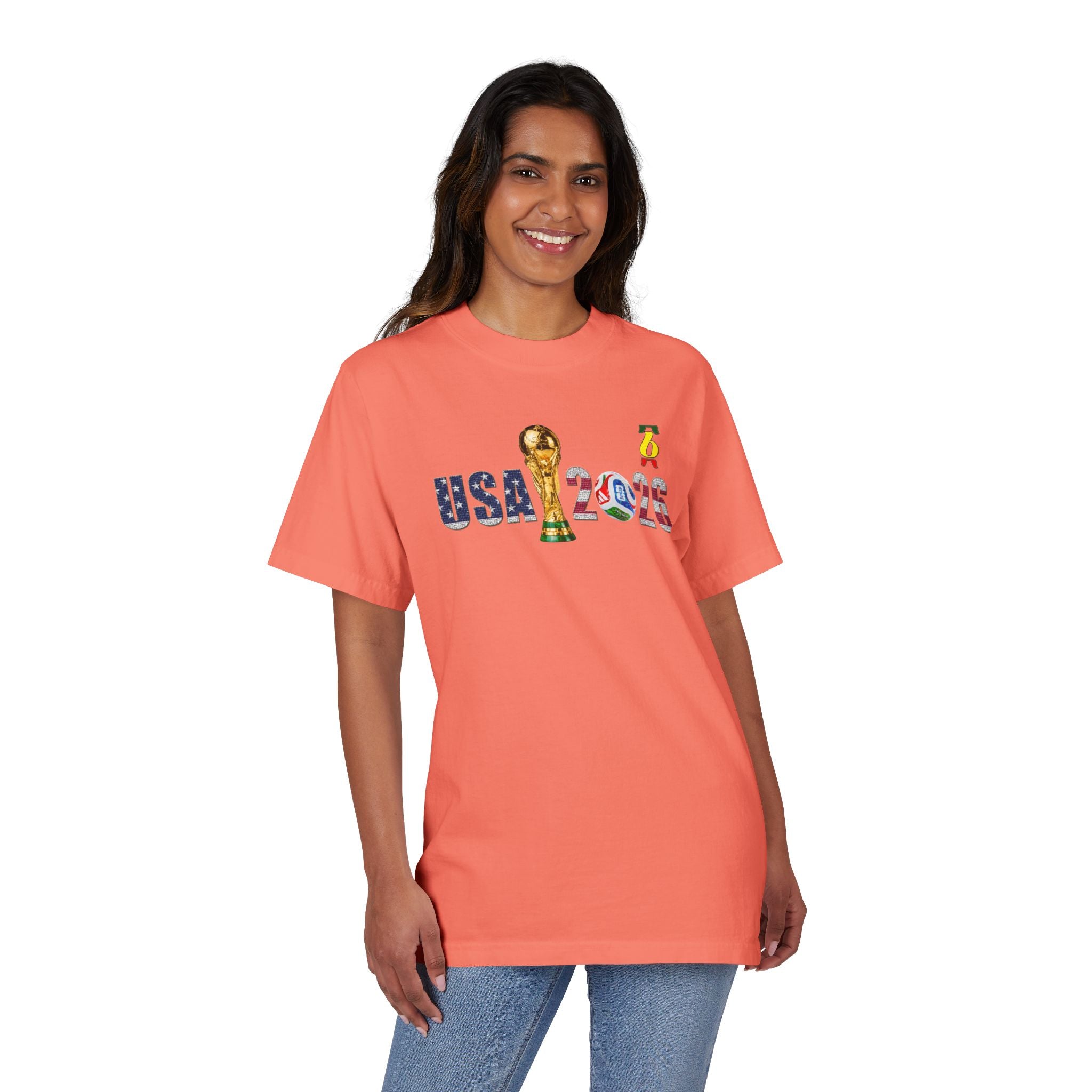 World Cup USA 2026 T-Shirt — Soccer Trophy Design