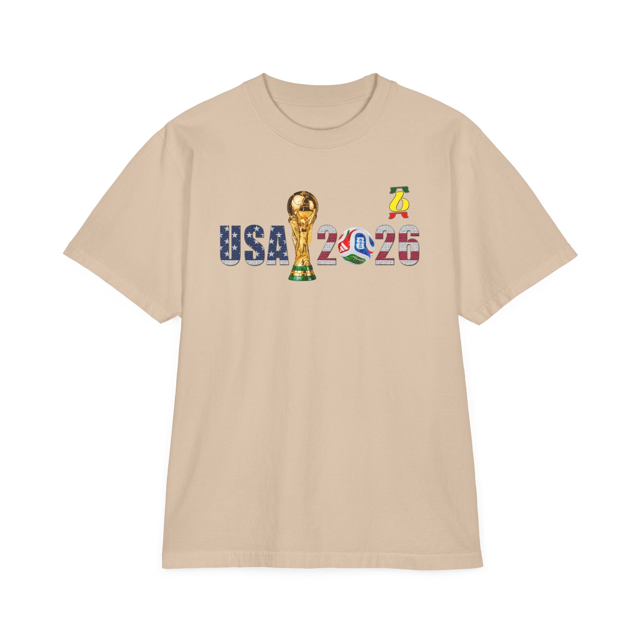 World Cup USA 2026 T-Shirt — Soccer Trophy Design