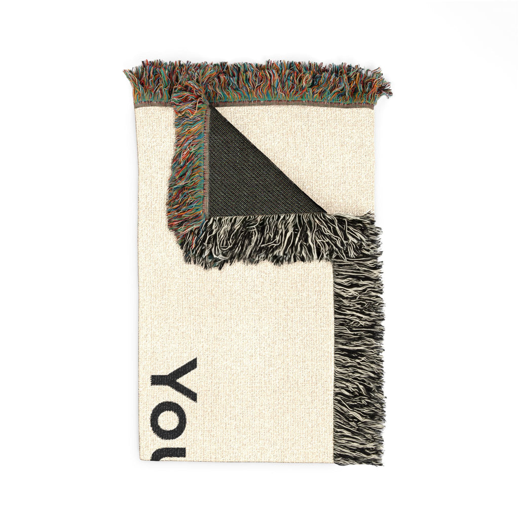 'You're the Best Dad Ever' Woven Throw Blanket — Father's Day Gift