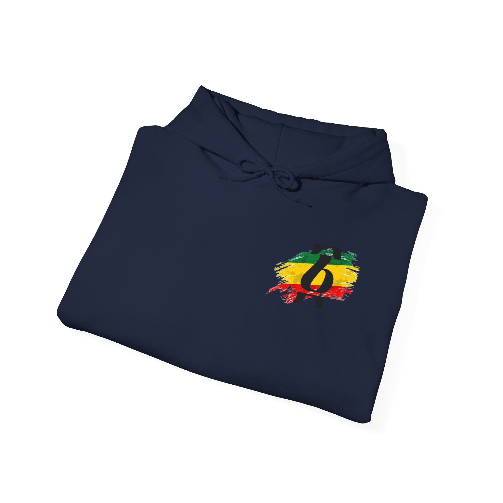 Rasta Brushstroke 6 Hoodie — Reggae Flag Inspired Sweatshirt
