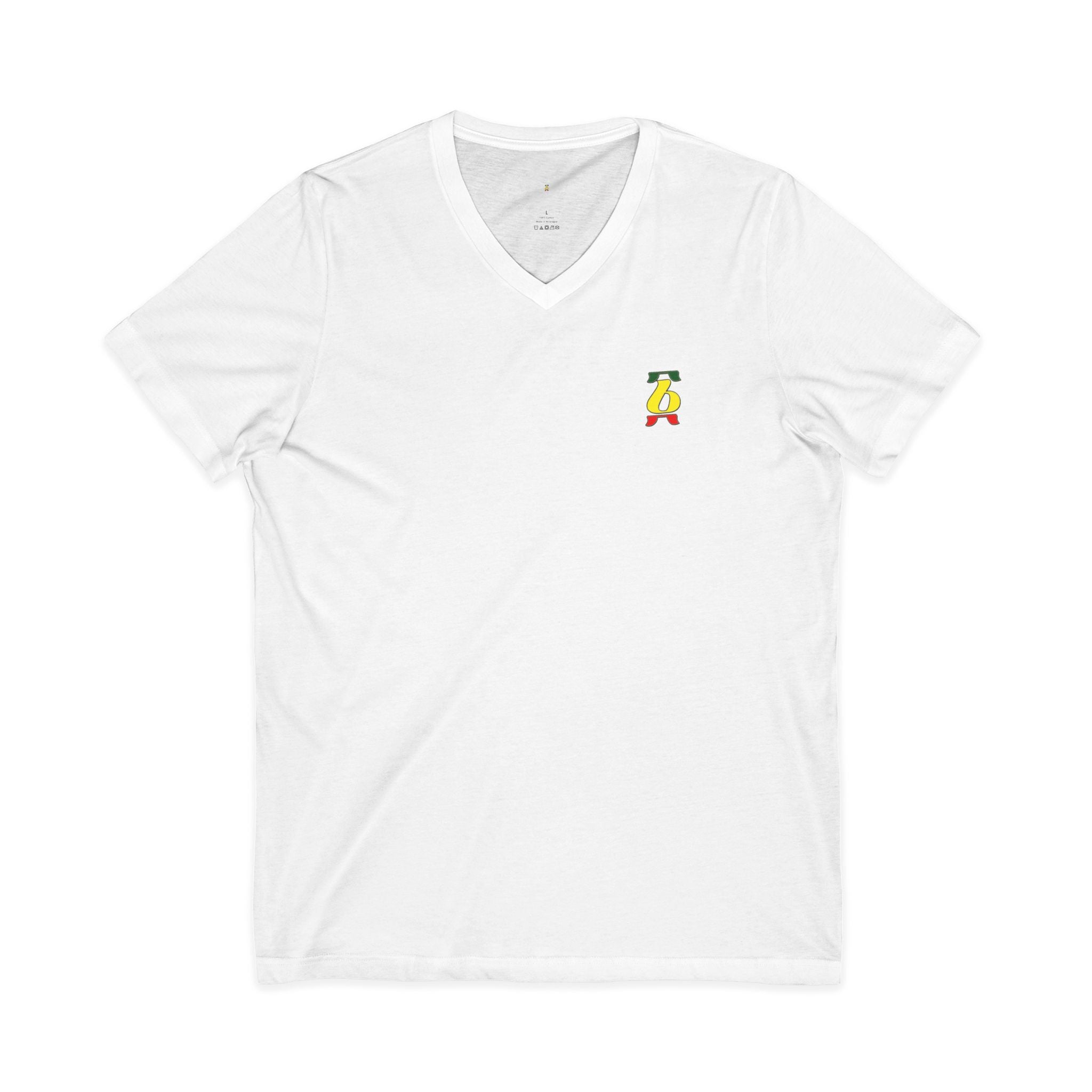 Unisex Jersey Short Sleeve V-Neck Tee