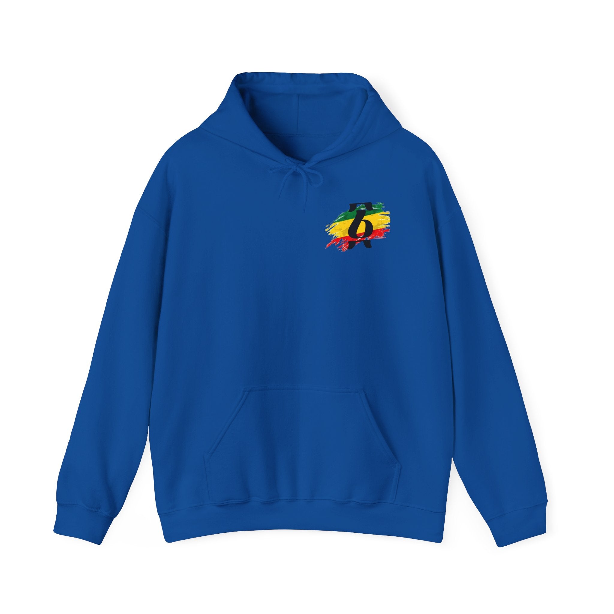 Rasta Brushstroke 6 Hoodie — Reggae Flag Inspired Sweatshirt