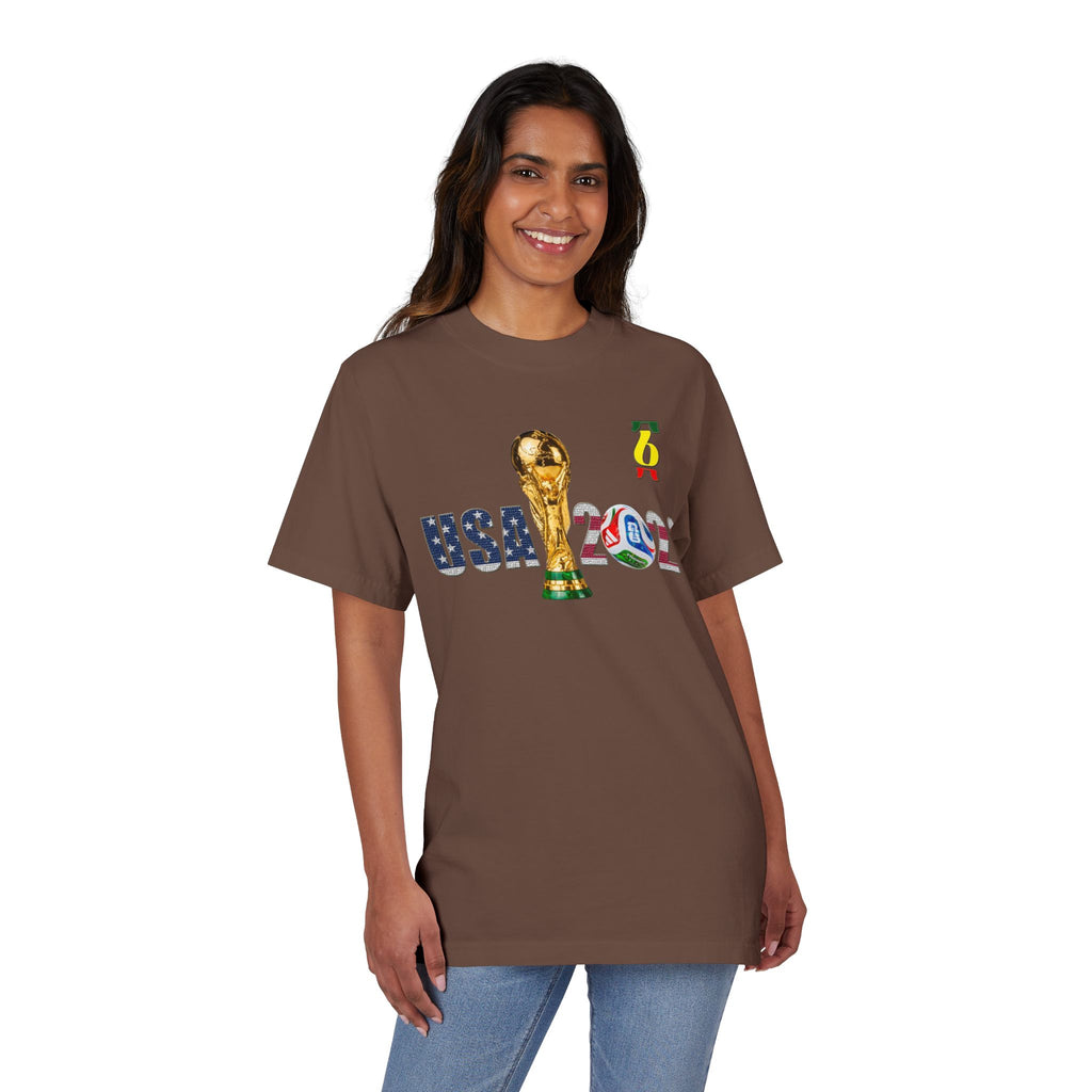 World Cup USA 2026 T-Shirt — Soccer Trophy Design