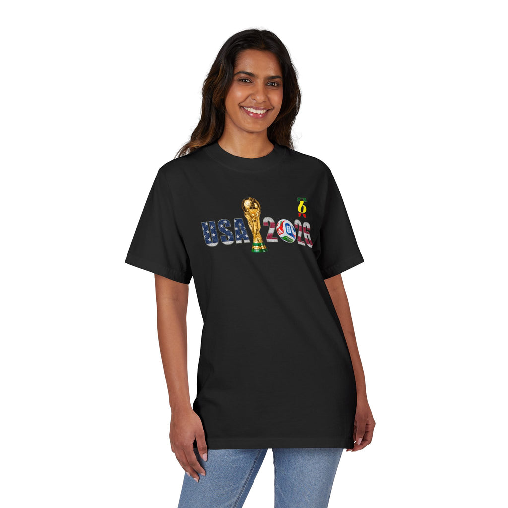 World Cup USA 2026 T-Shirt — Soccer Trophy Design