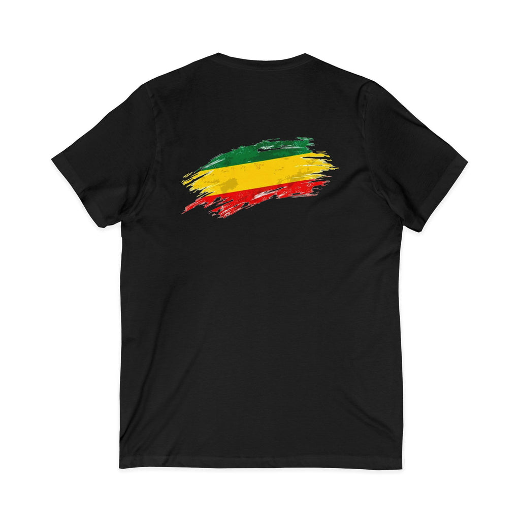Unisex Jersey Short Sleeve V-Neck Tee