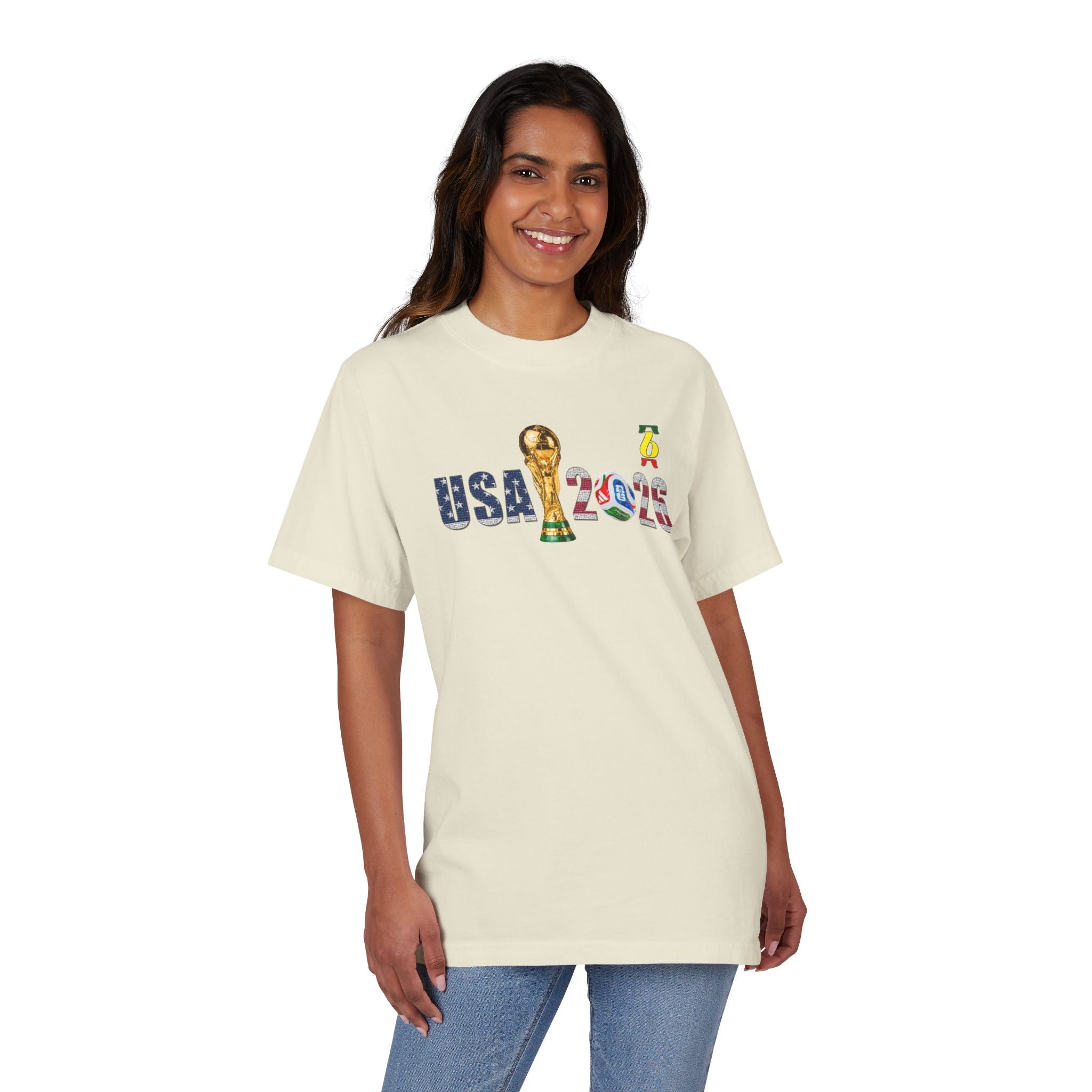 World Cup USA 2026 T-Shirt — Soccer Trophy Design