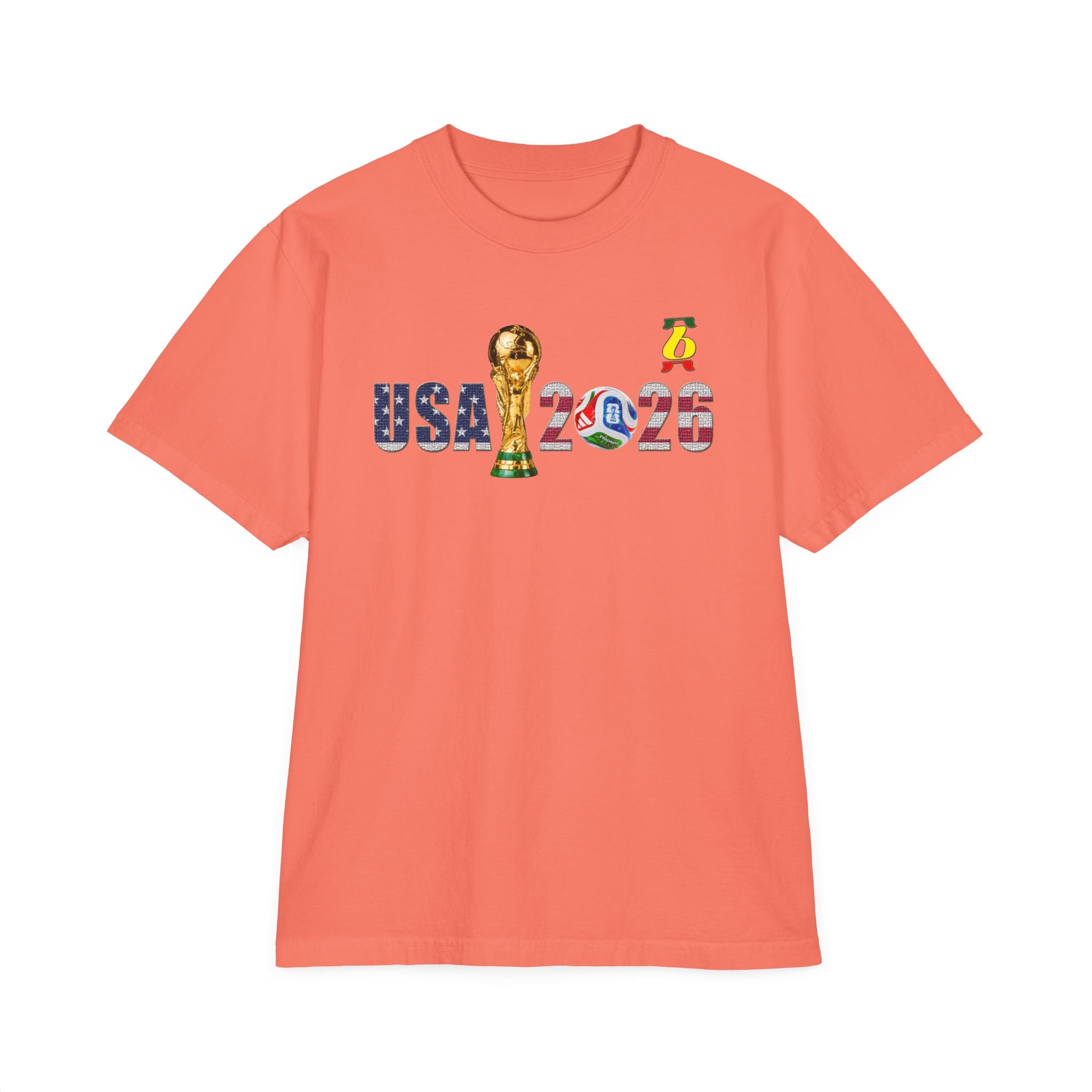 World Cup USA 2026 T-Shirt — Soccer Trophy Design