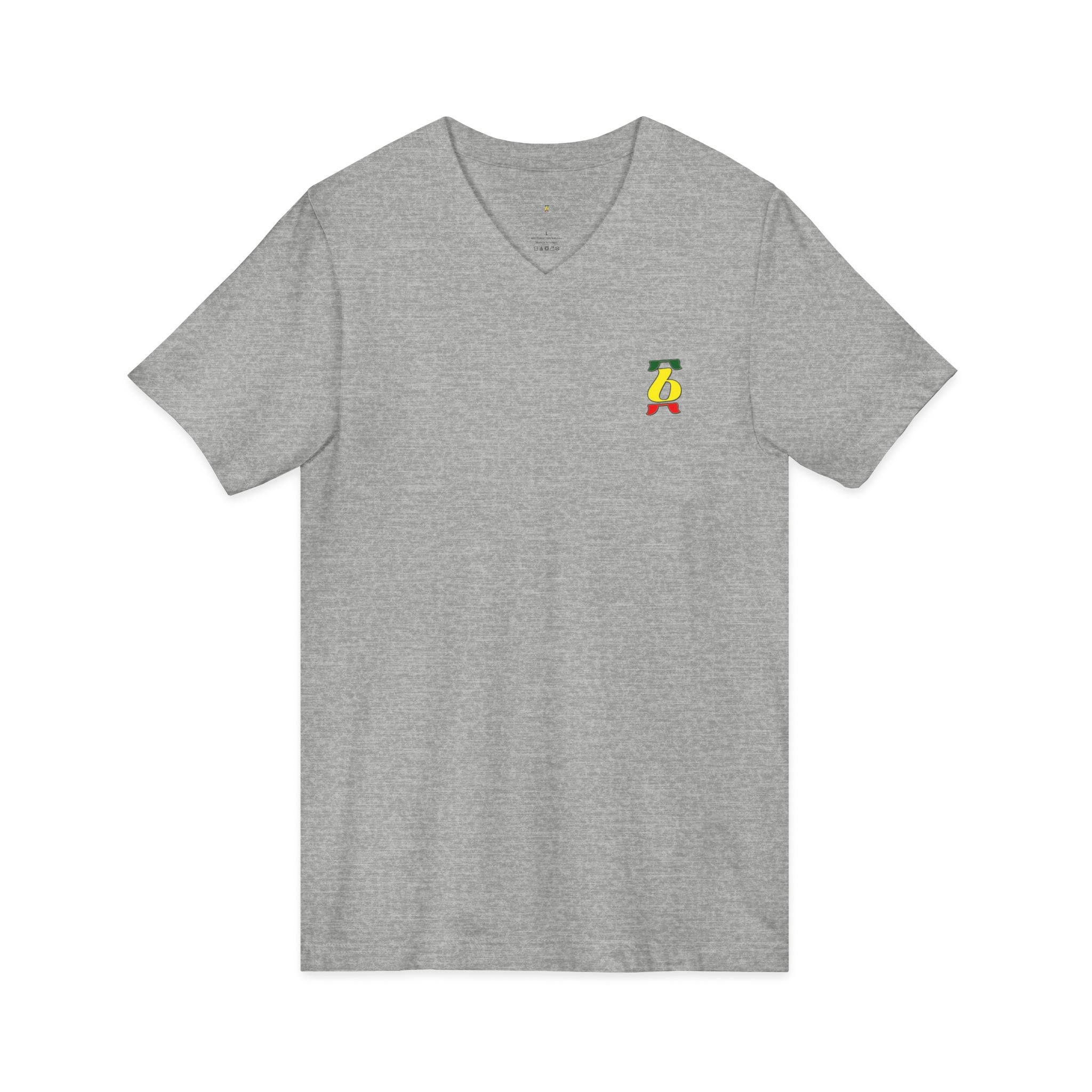 Unisex Jersey Short Sleeve V-Neck Tee