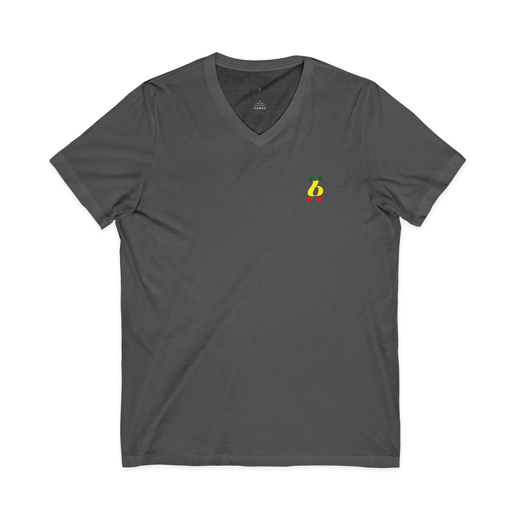 Unisex Jersey Short Sleeve V-Neck Tee