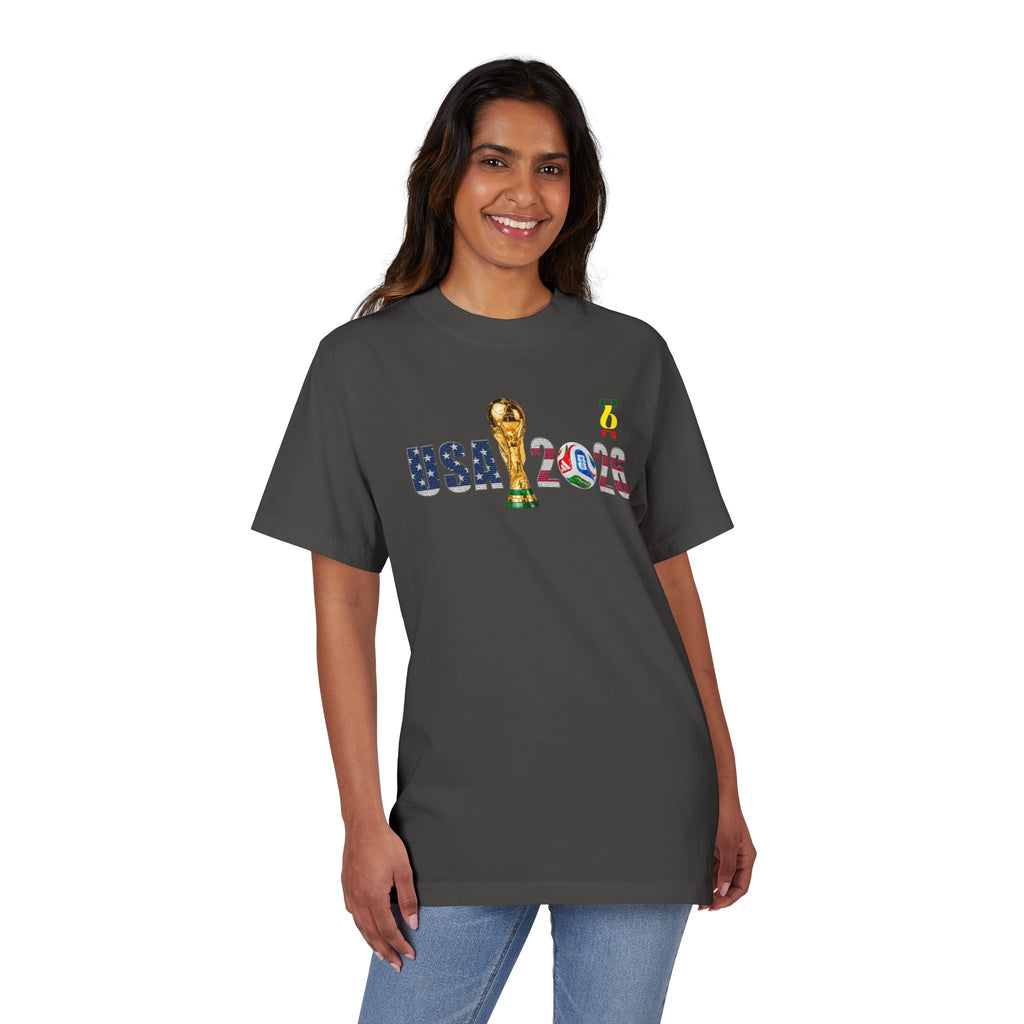 World Cup USA 2026 T-Shirt — Soccer Trophy Design
