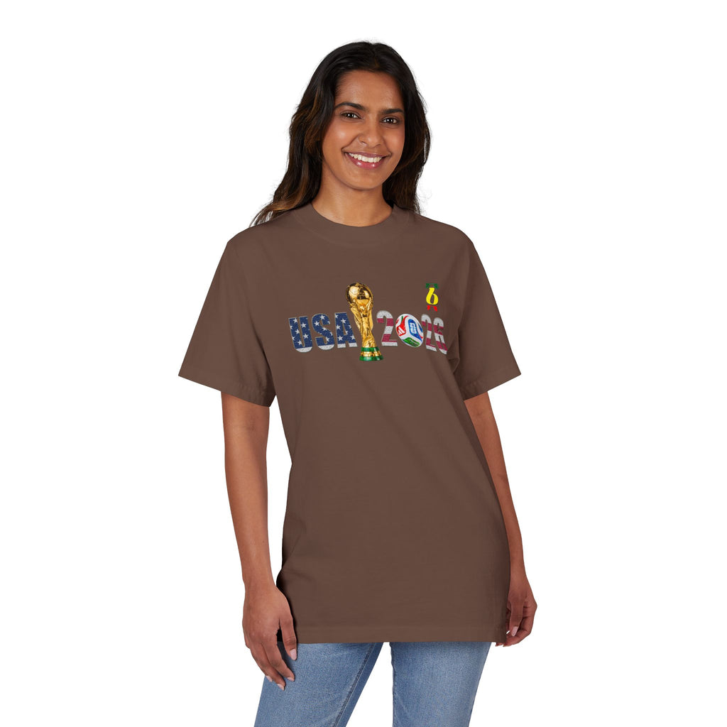World Cup USA 2026 T-Shirt — Soccer Trophy Design