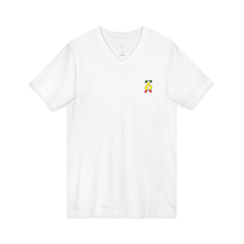 Unisex Jersey Short Sleeve V-Neck Tee