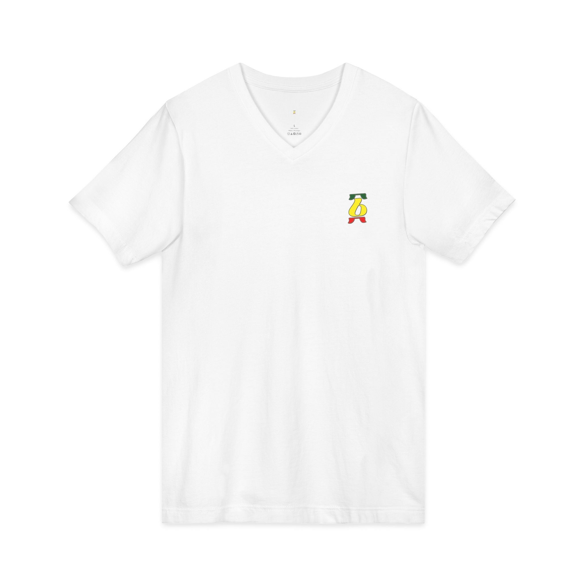 Unisex Jersey Short Sleeve V-Neck Tee