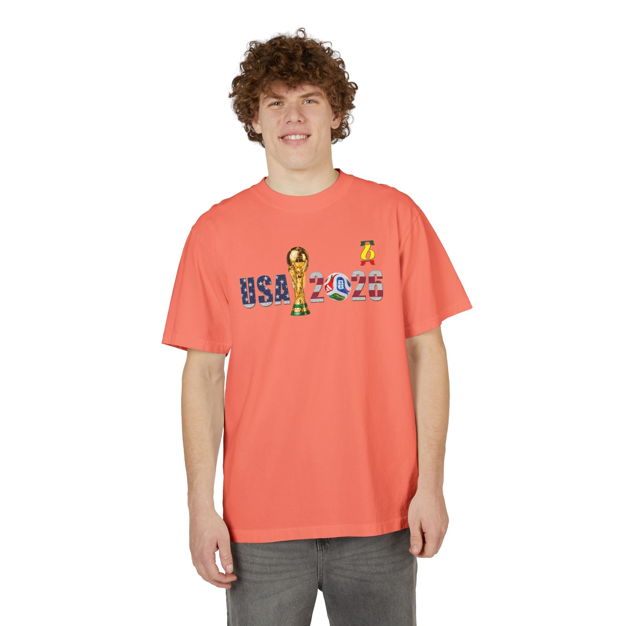 World Cup USA 2026 T-Shirt — Soccer Trophy Design