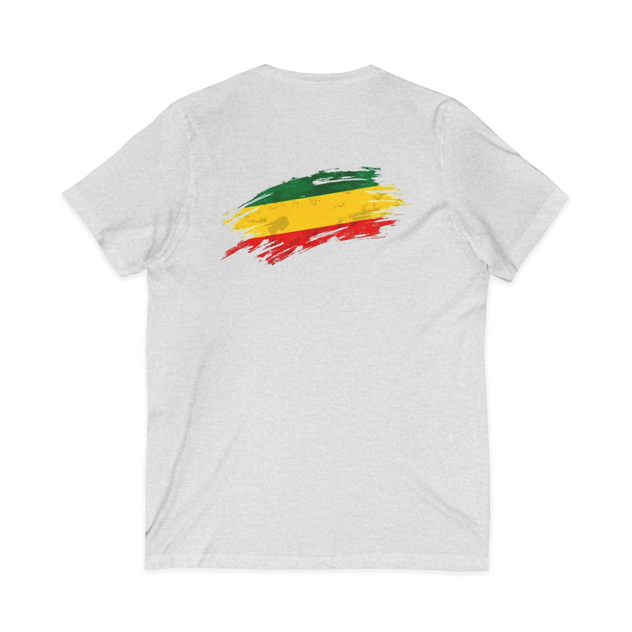 Unisex Jersey Short Sleeve V-Neck Tee