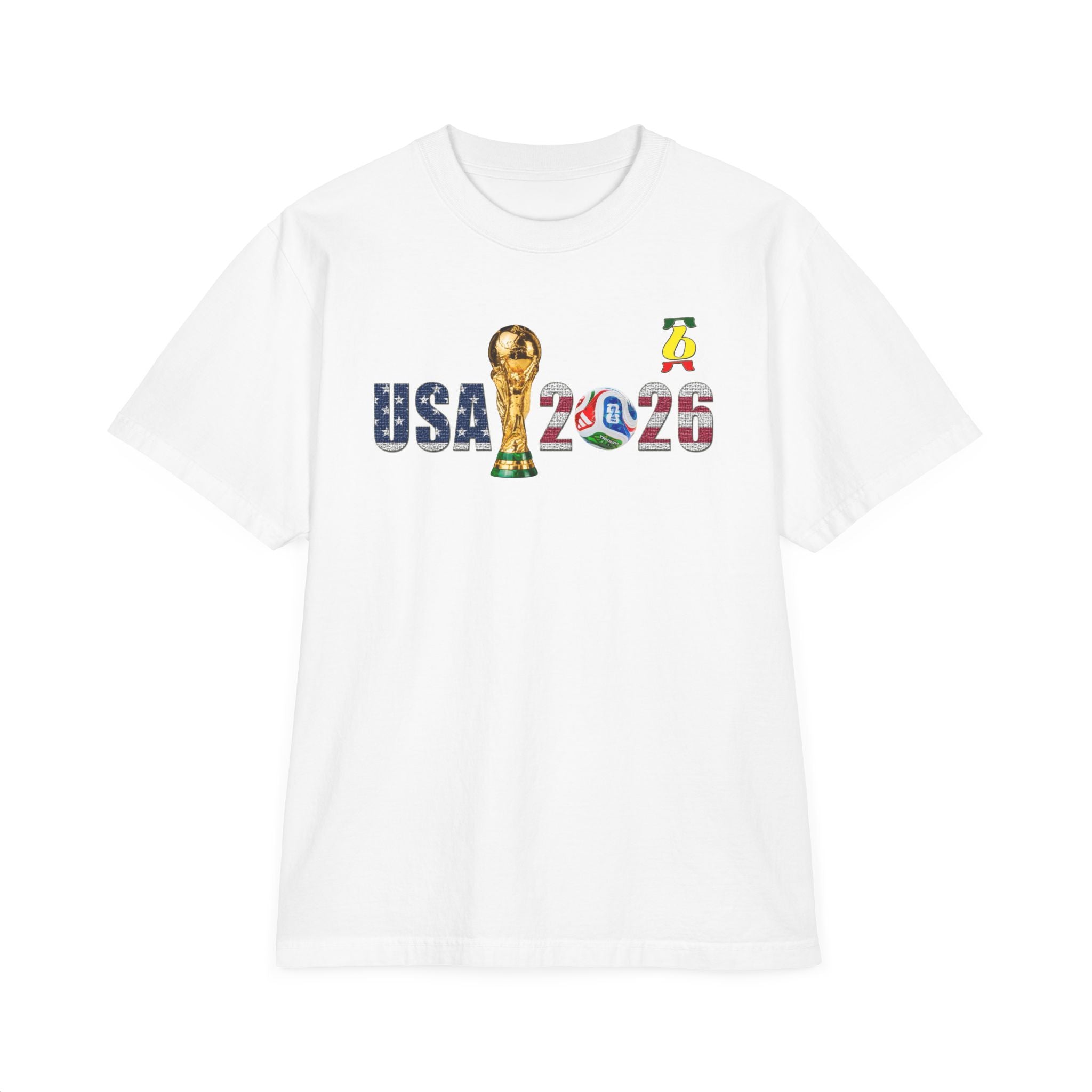 World Cup USA 2026 T-Shirt — Soccer Trophy Design