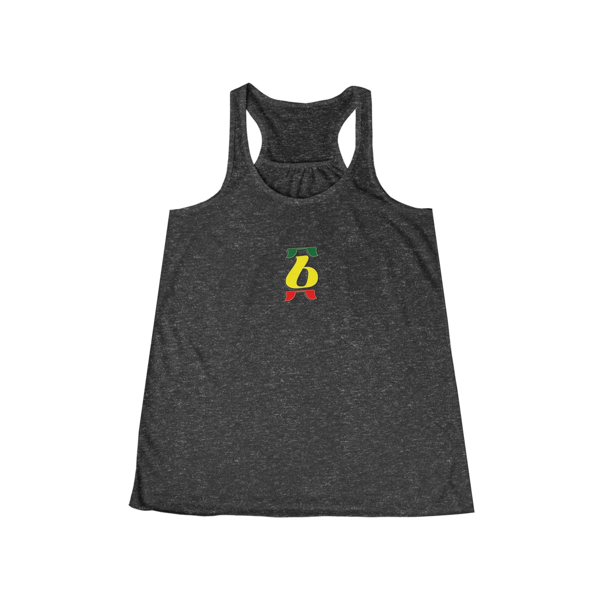 Rasta Brush Stroke Women's Flowy Racerback Tank