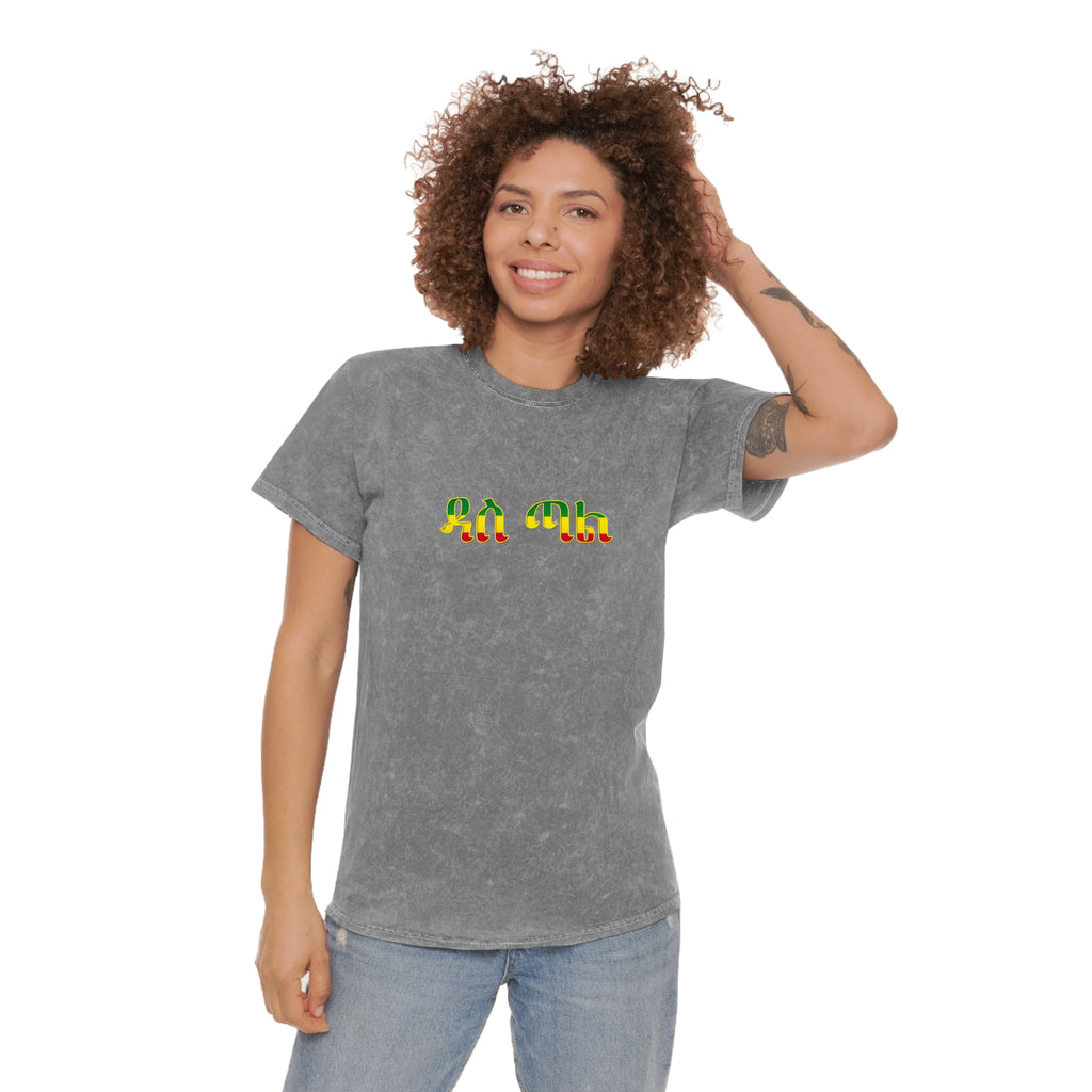 Retro Rainbow Turtles Mineral-Wash T-Shirt