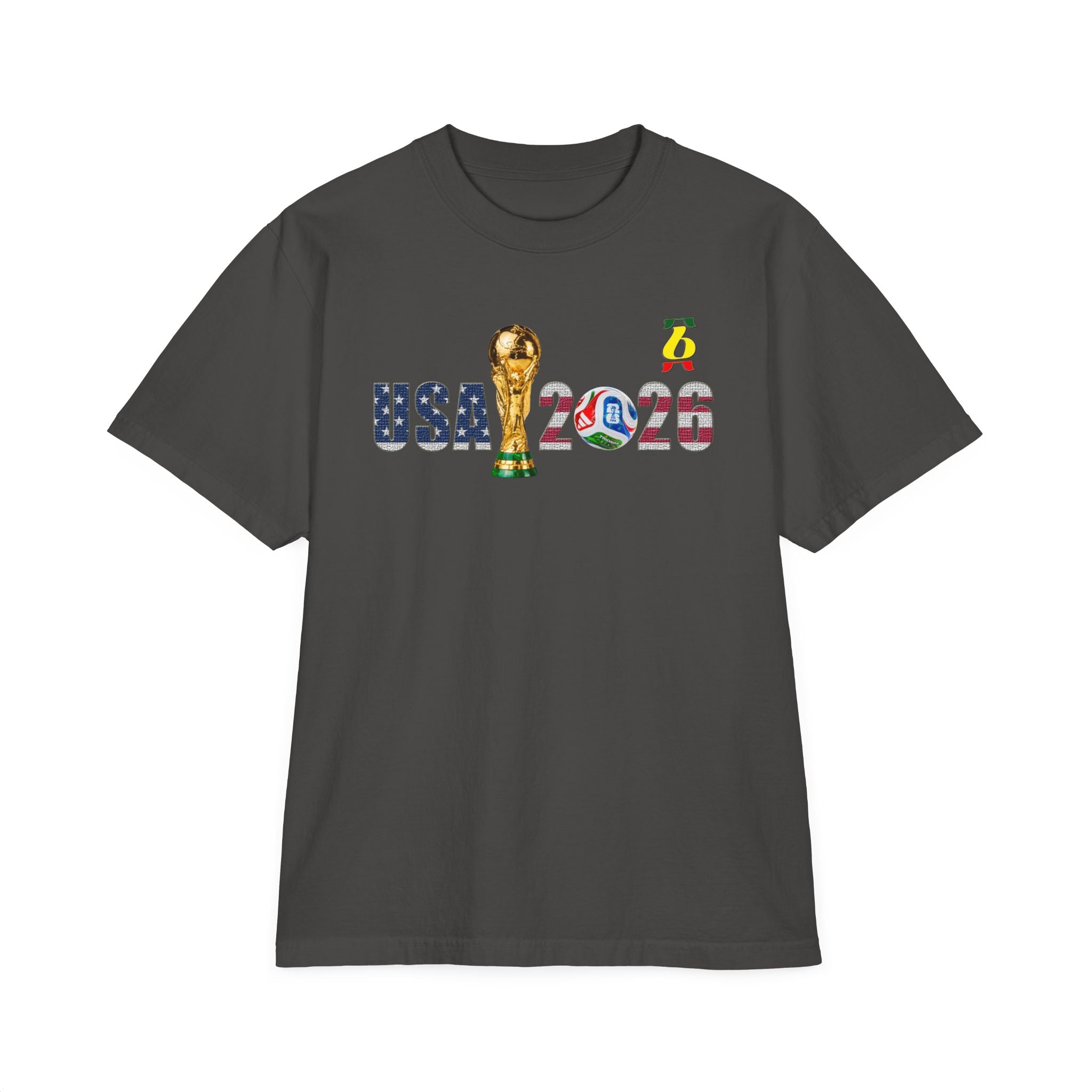 World Cup USA 2026 T-Shirt — Soccer Trophy Design