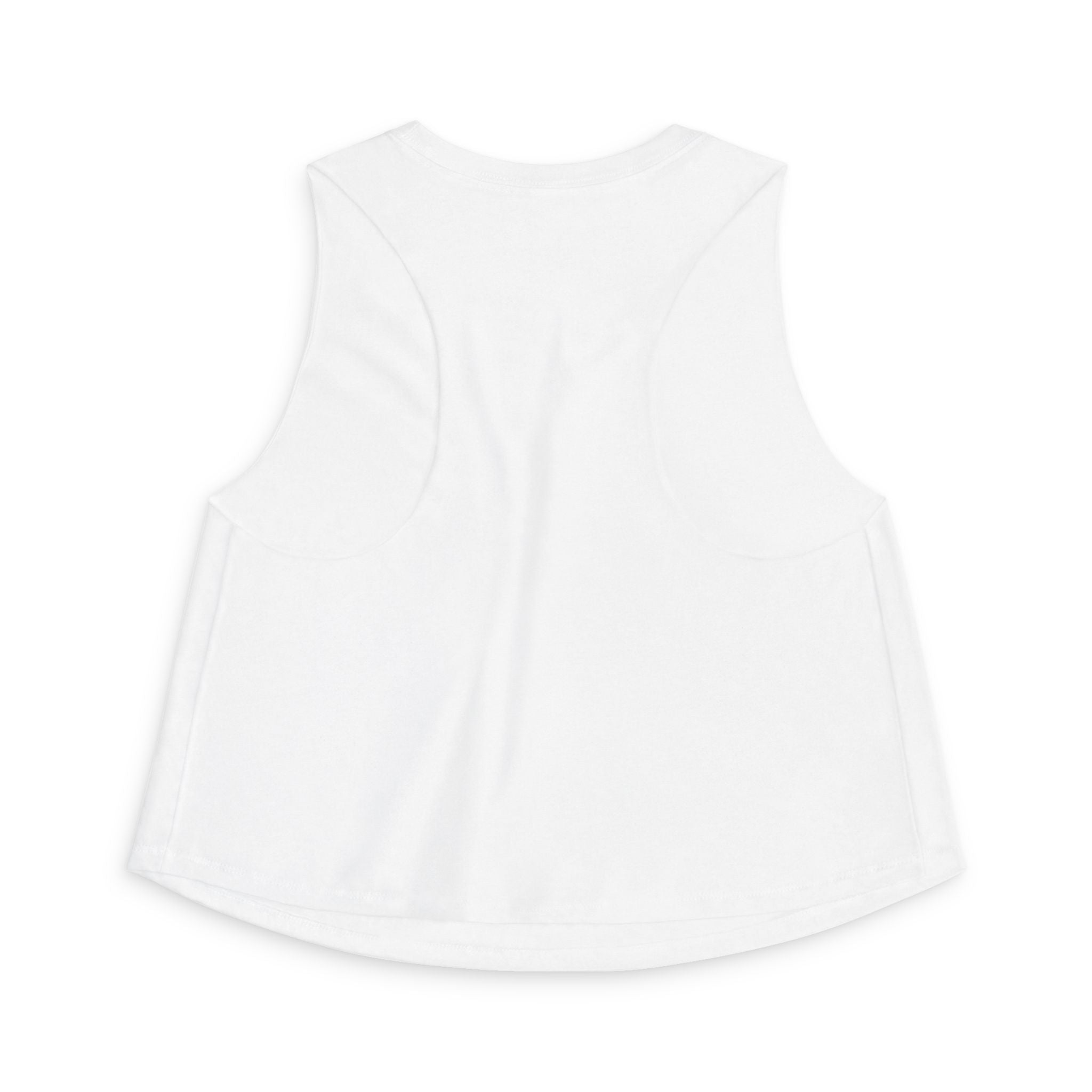 Amharic Script Women's Crop Top — Minimal Ethiopian Typography Tank