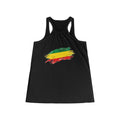 Rasta Brush Stroke Women's Flowy Racerback Tank