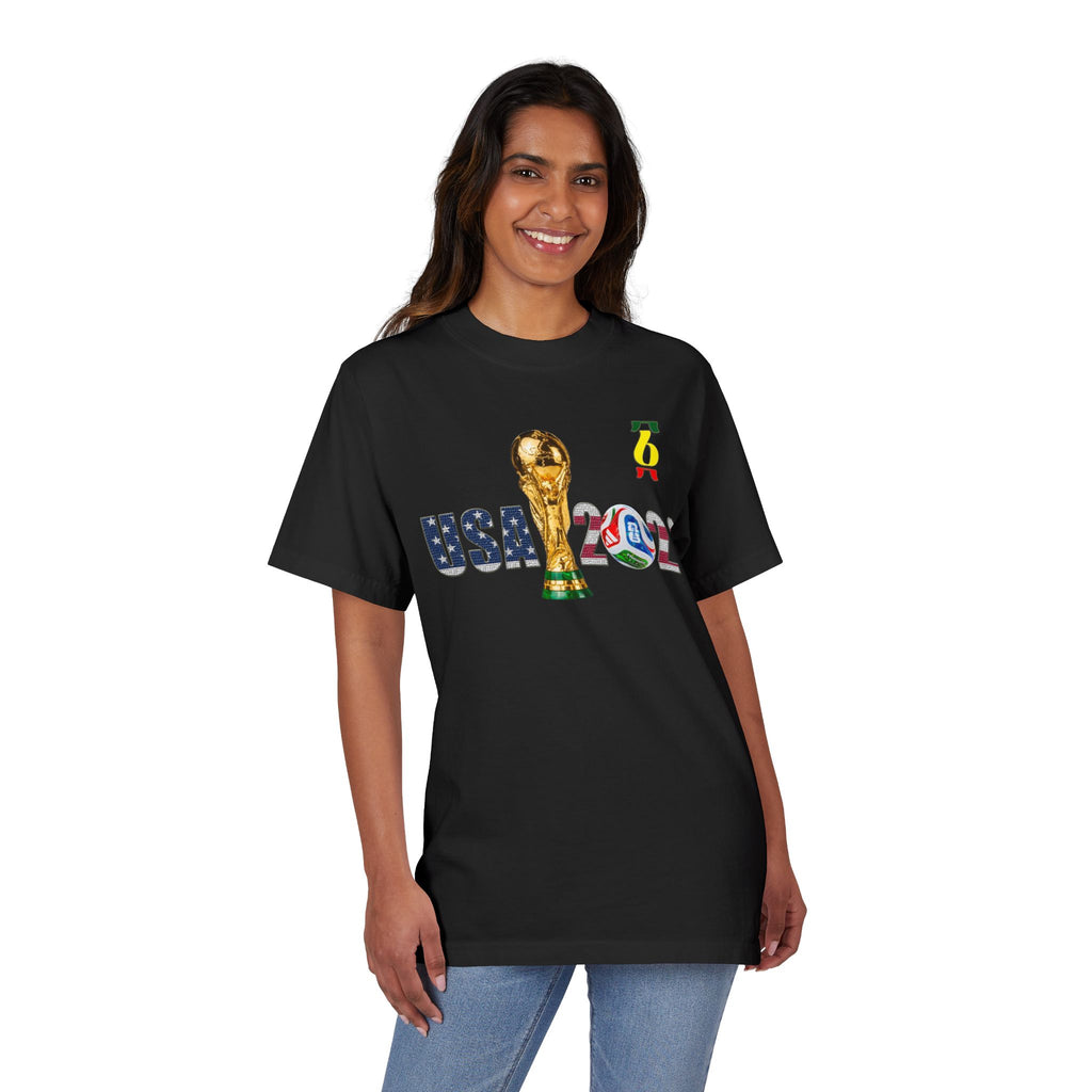 World Cup USA 2026 T-Shirt — Soccer Trophy Design