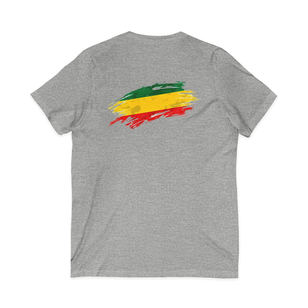 Unisex Jersey Short Sleeve V-Neck Tee