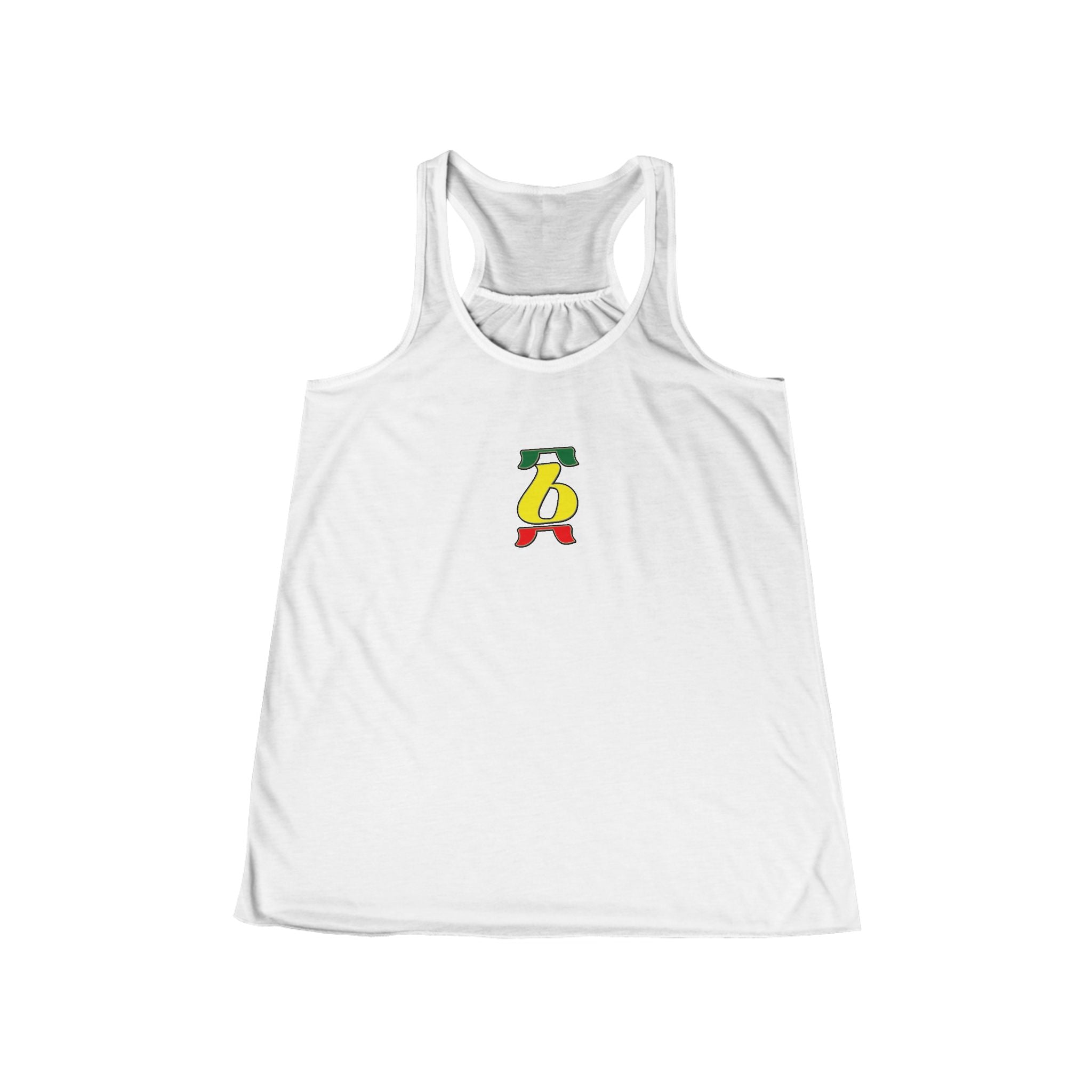 Rasta Brush Stroke Women's Flowy Racerback Tank