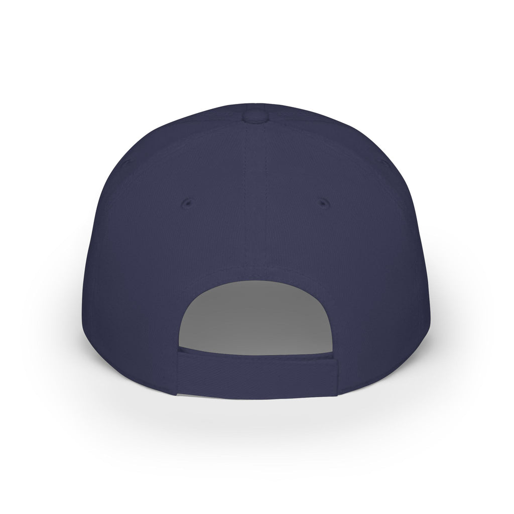 Embroidered '24' Low Profile Baseball Cap — Minimal Vintage Number Hat