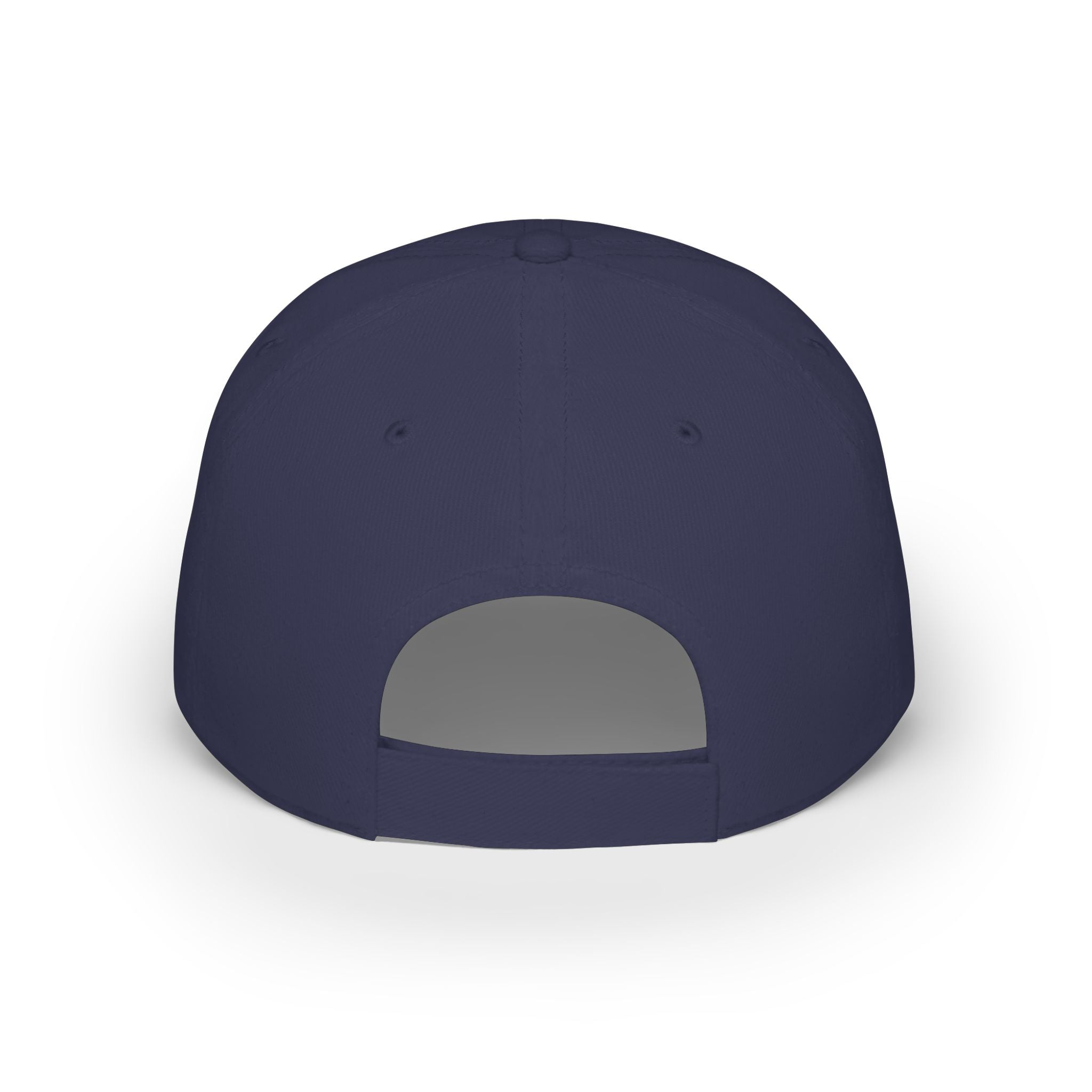 Embroidered '24' Low Profile Baseball Cap — Minimal Vintage Number Hat