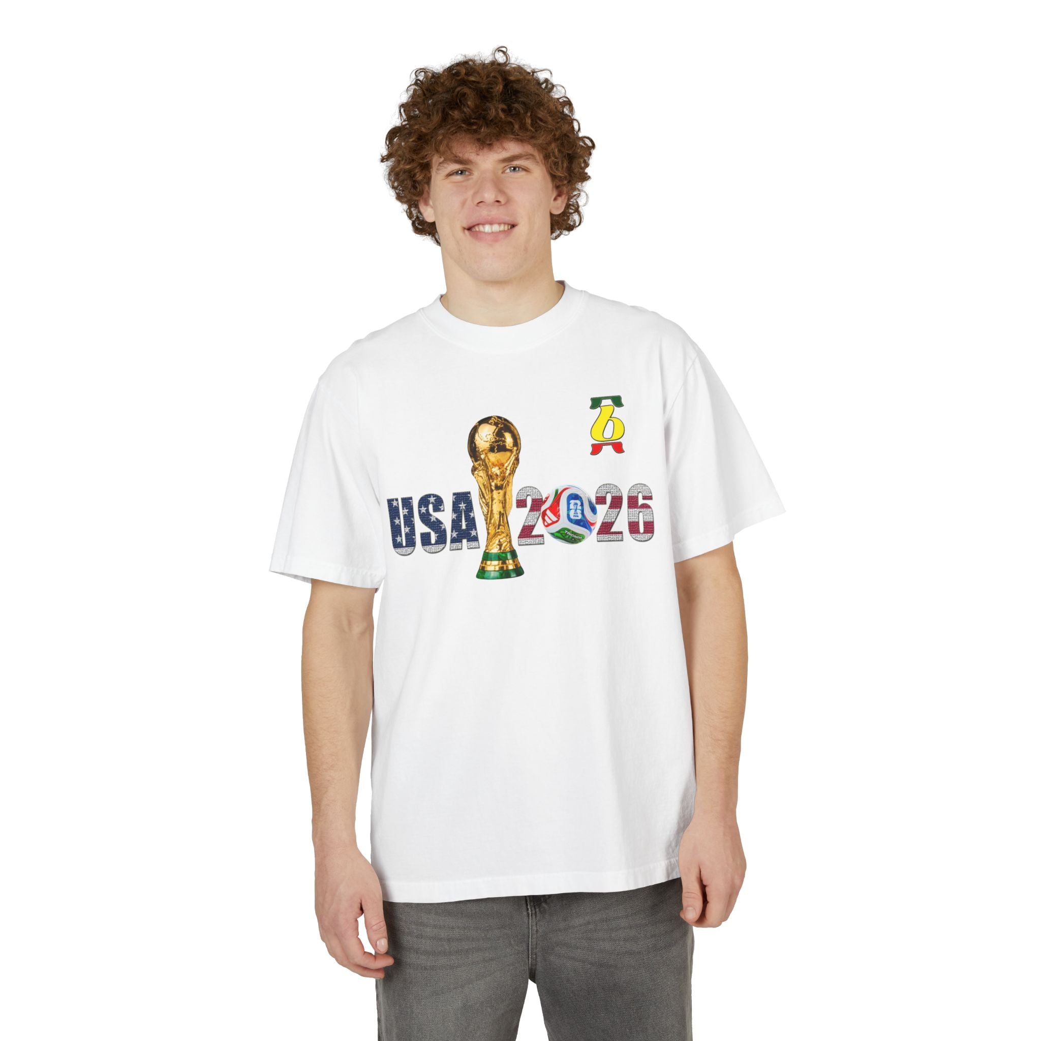 World Cup USA 2026 T-Shirt — Soccer Trophy Design
