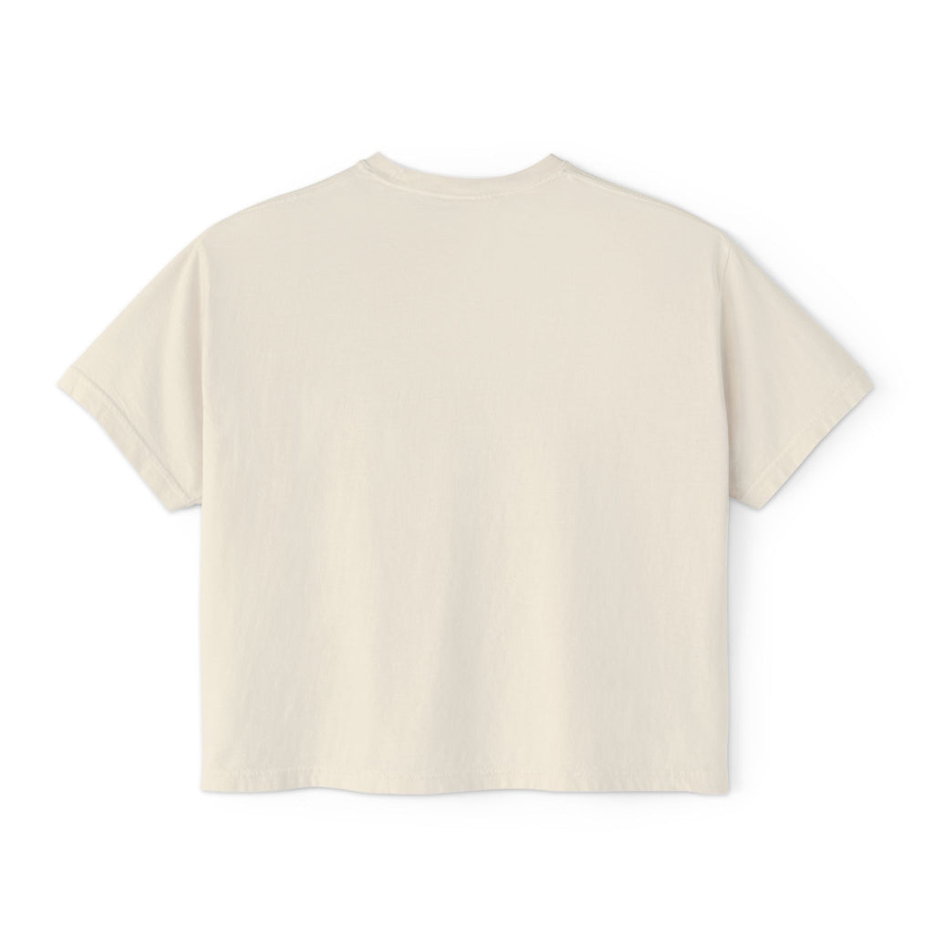 Amharic Love Boxy Tee — Women's Ethiopian Script Graphic Shirt