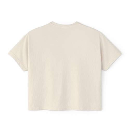 Amharic Love Boxy Tee — Women's Ethiopian Script Graphic Shirt