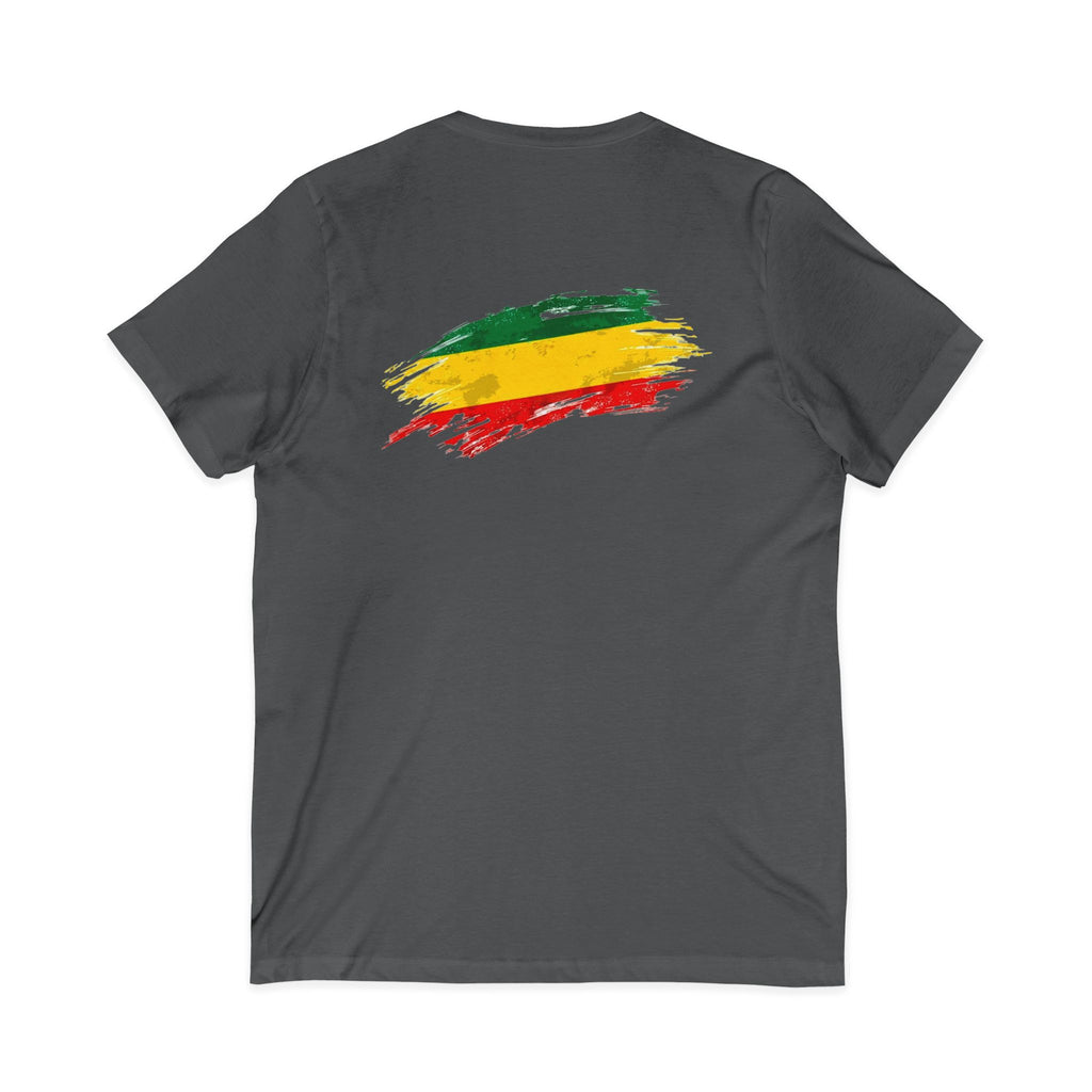 Unisex Jersey Short Sleeve V-Neck Tee