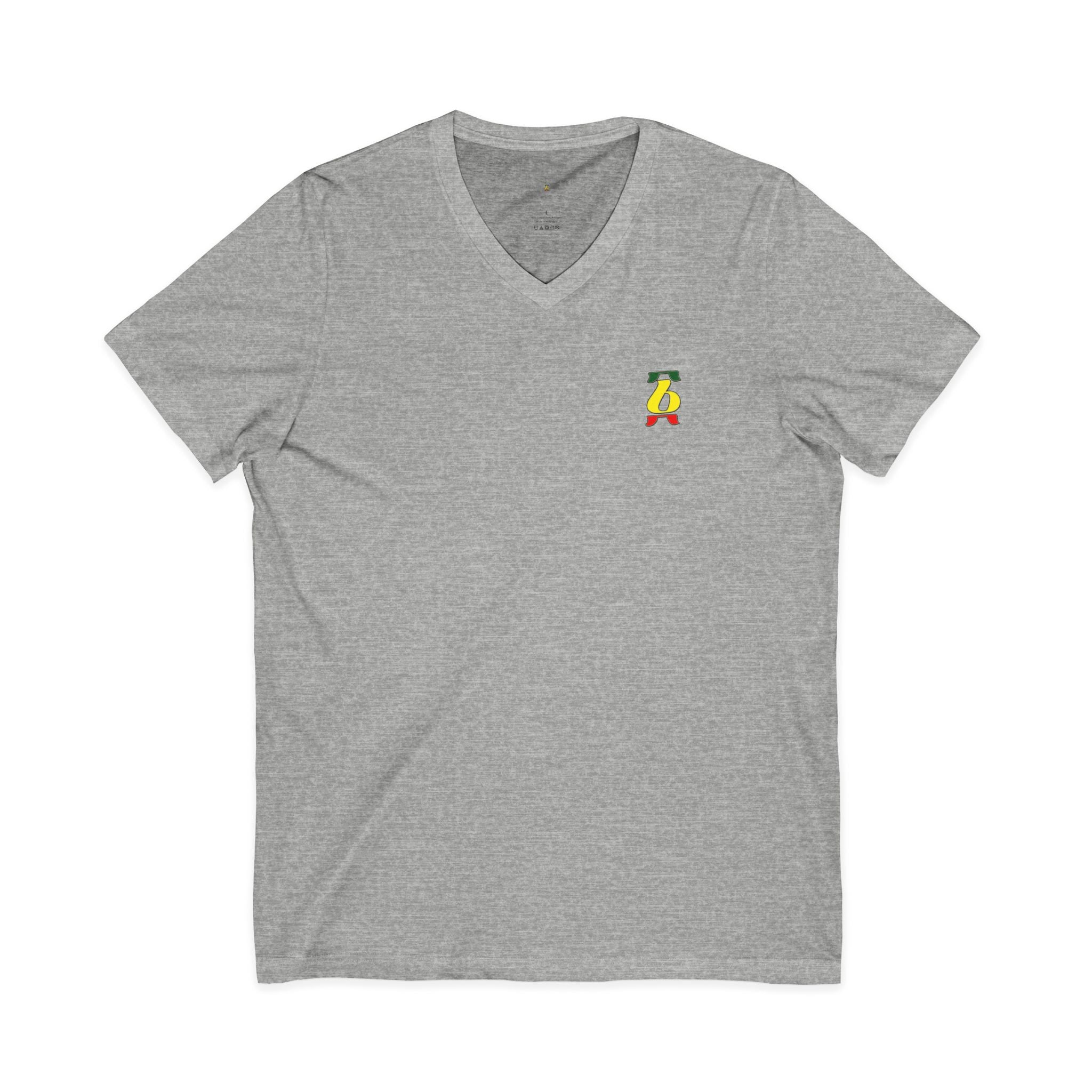 Unisex Jersey Short Sleeve V-Neck Tee