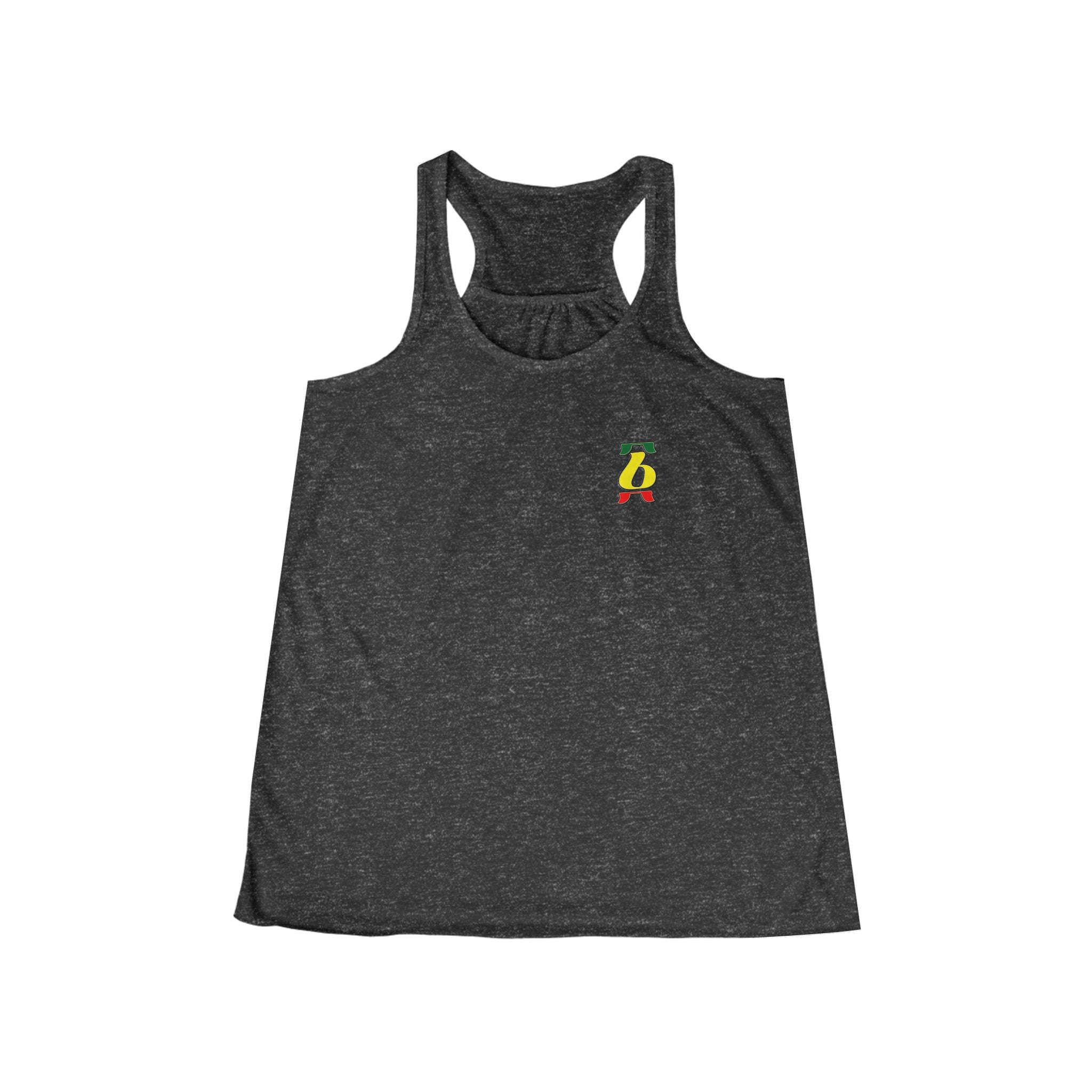 Rasta Brush Stroke Women's Flowy Racerback Tank