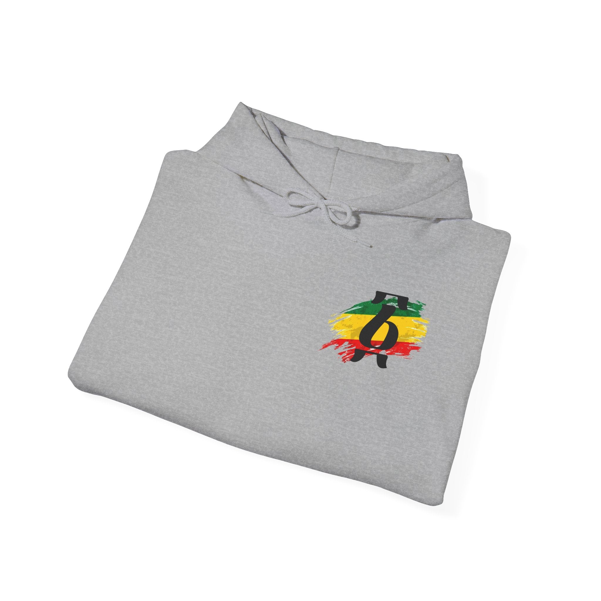 Rasta Brushstroke 6 Hoodie — Reggae Flag Inspired Sweatshirt