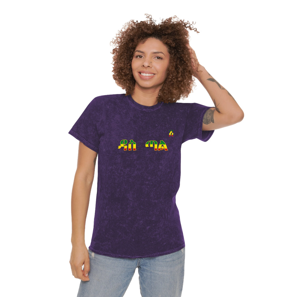 Retro Rainbow Turtles Mineral-Wash T-Shirt