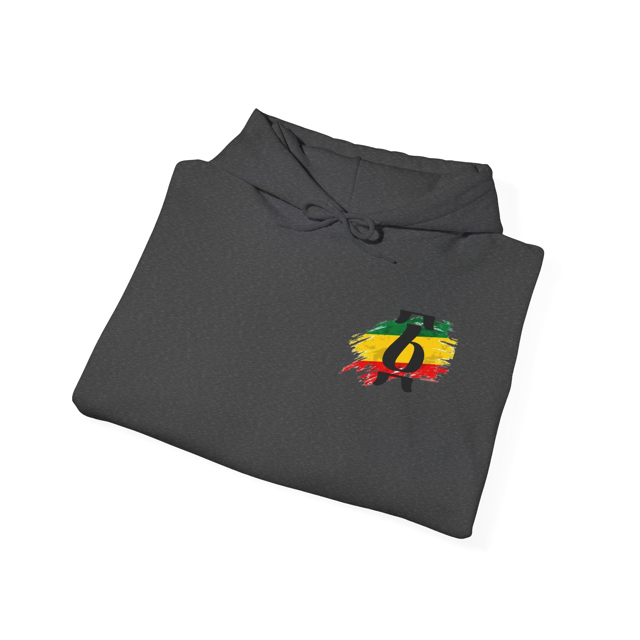 Rasta Brushstroke 6 Hoodie — Reggae Flag Inspired Sweatshirt