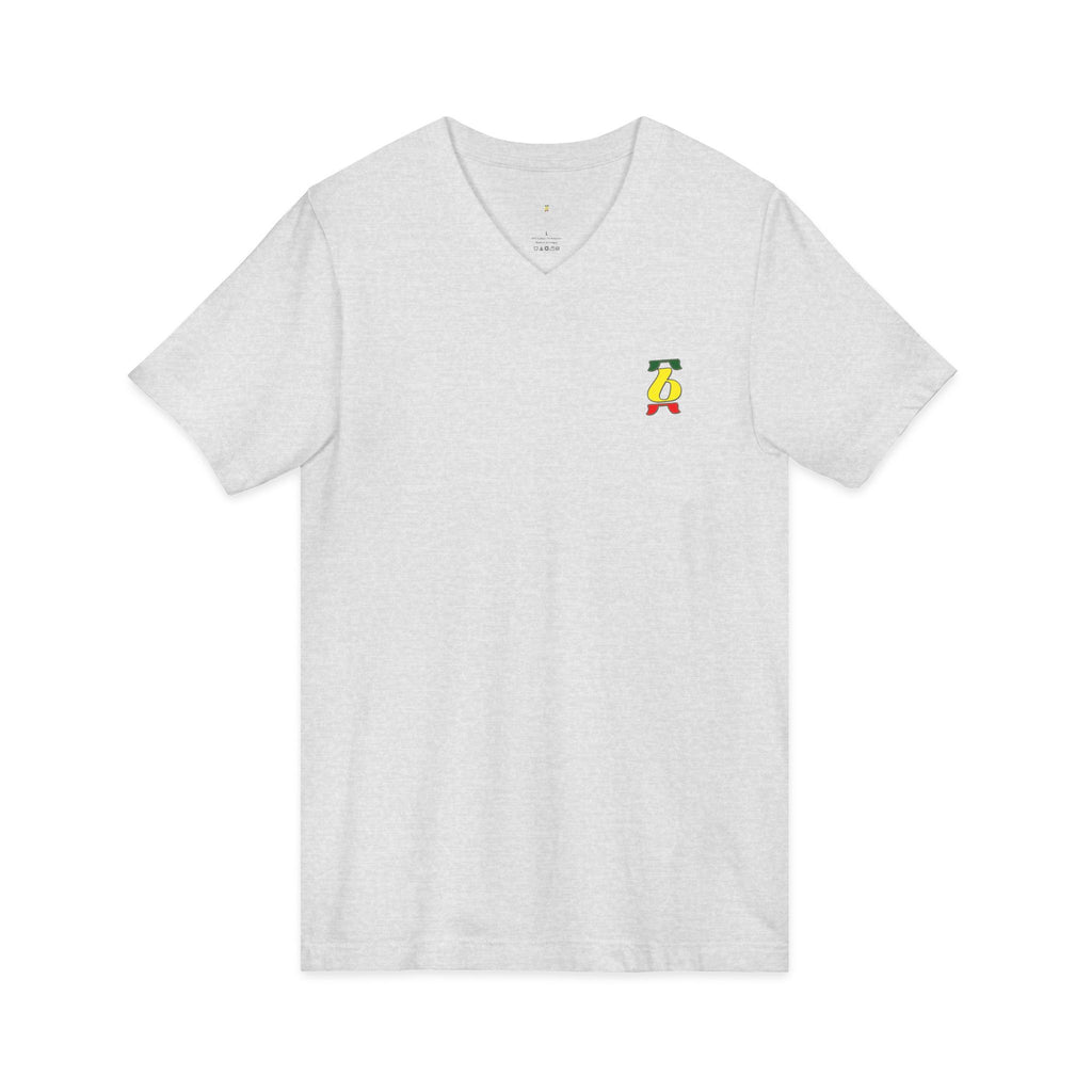 Unisex Jersey Short Sleeve V-Neck Tee